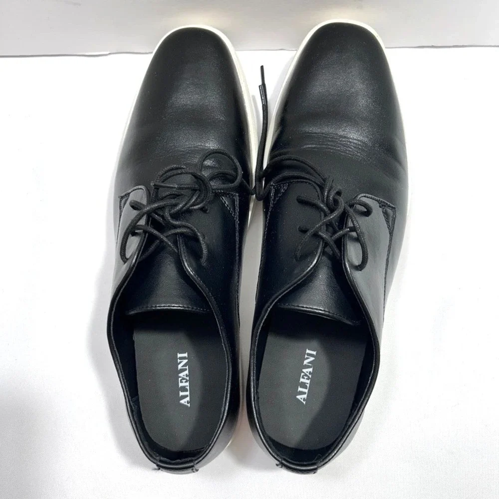 Alfani Men's Caidwell Black Dress Shoes Black US 11M ‎ Stylish Comfort